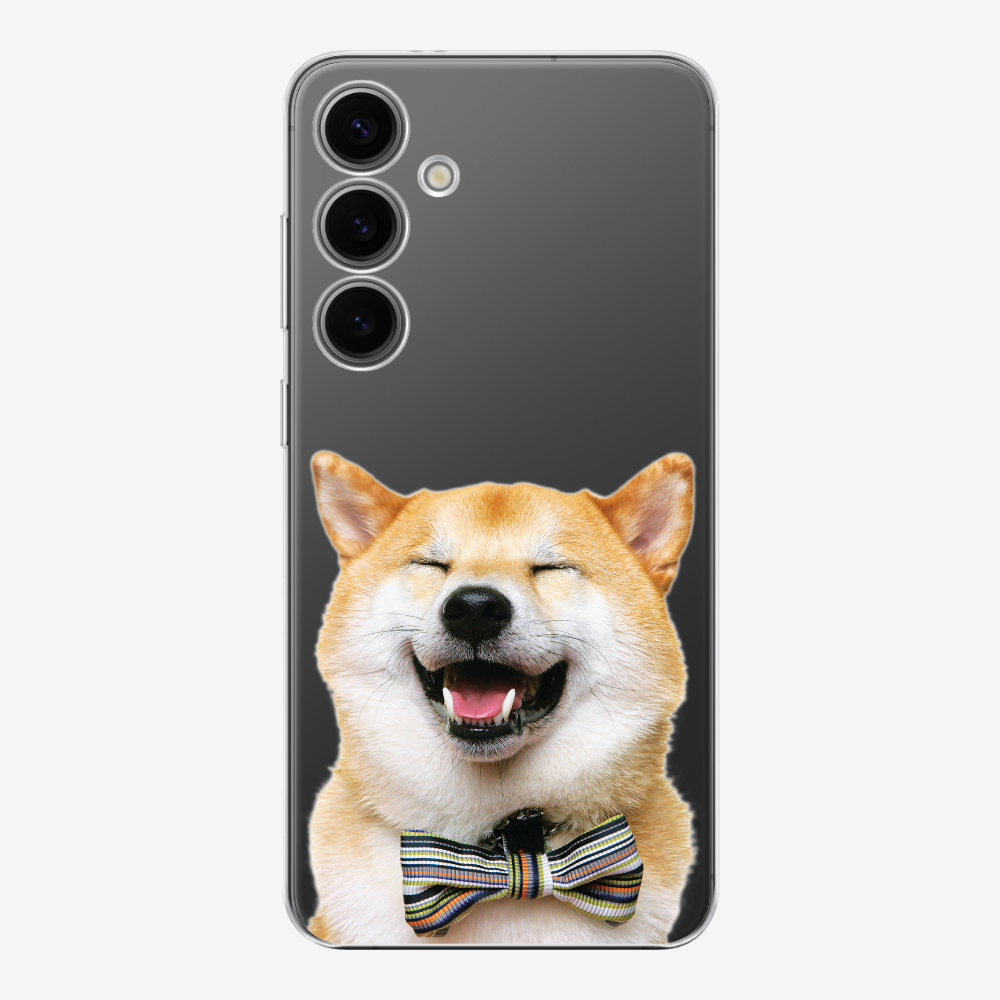 笑瞇瞇柴犬 (透明)保護殼