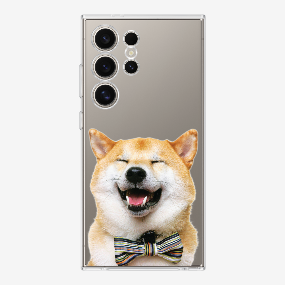 笑瞇瞇柴犬 (透明)保護殼