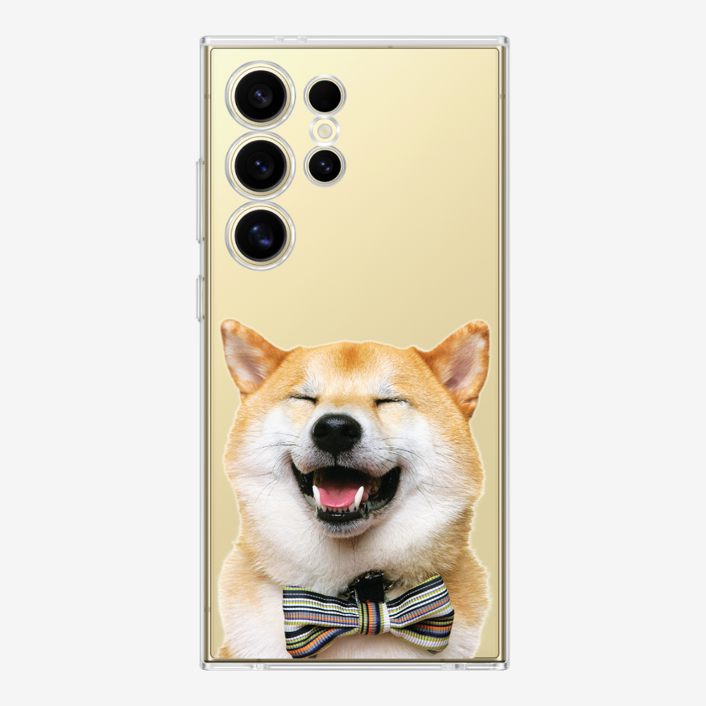 笑瞇瞇柴犬 (透明)保護殼