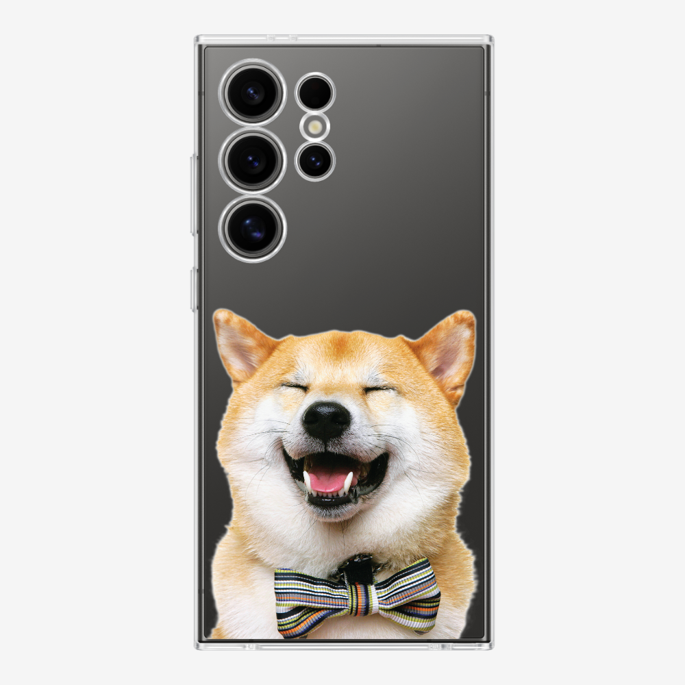笑瞇瞇柴犬 (透明)保護殼