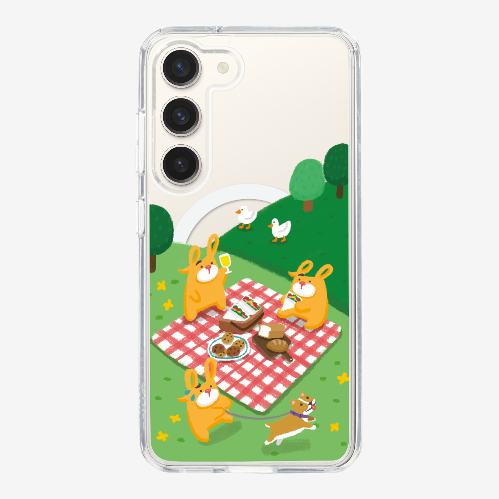 Bear Go Picnic Phone Case
