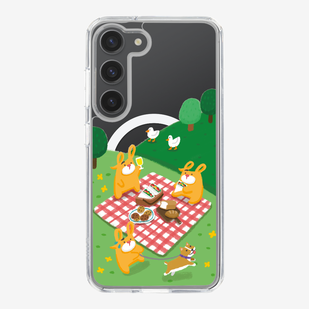 Bear Go Picnic Phone Case