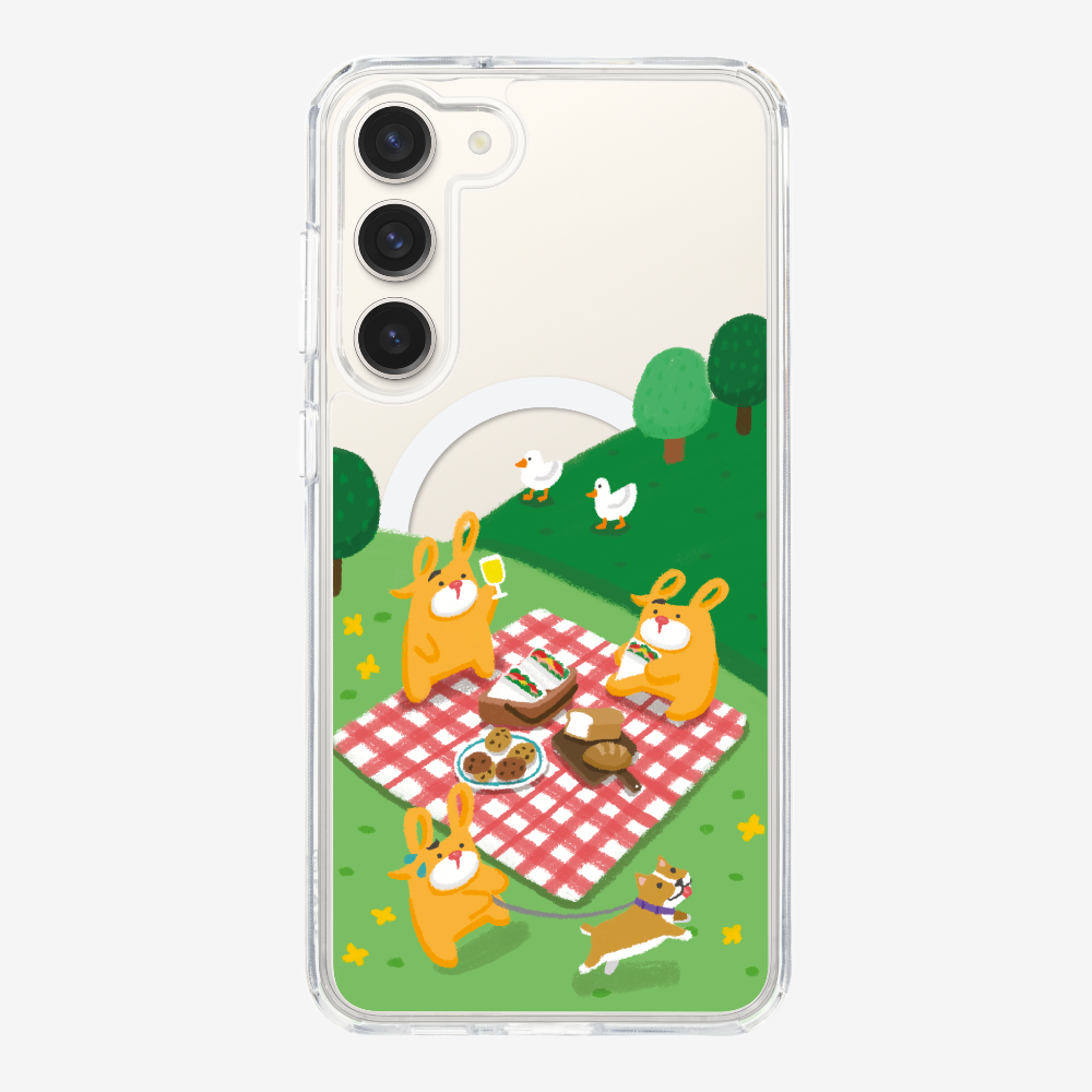 Bear Go Picnic Phone Case