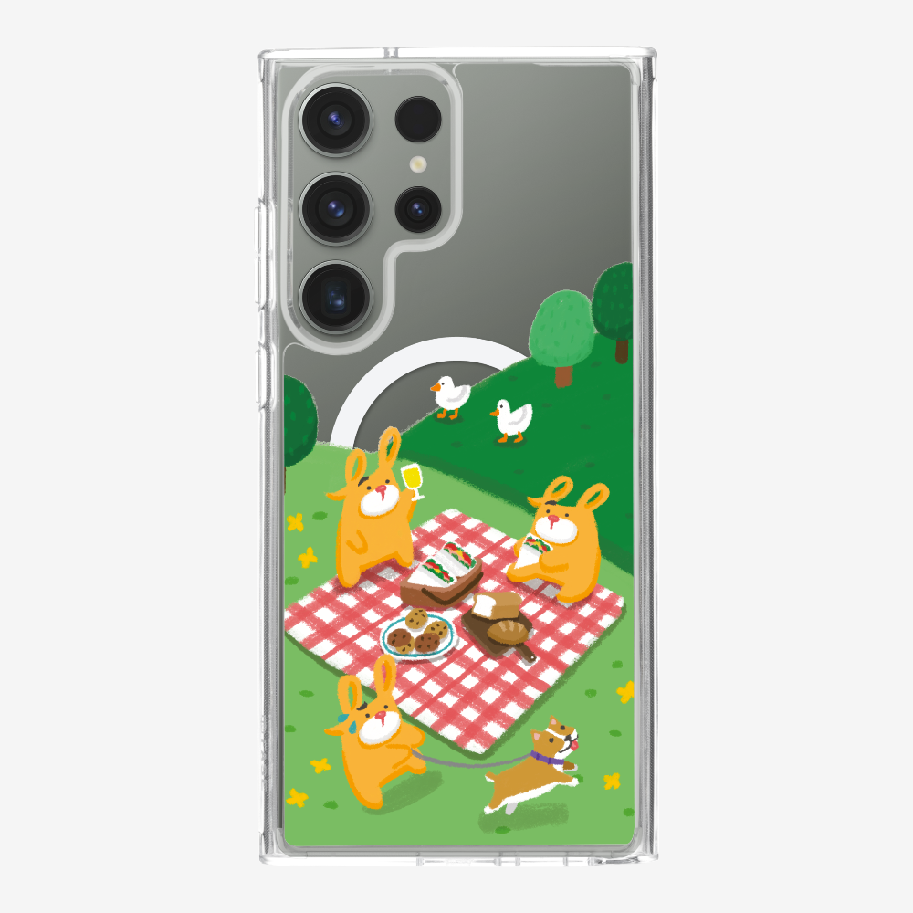 Bear Go Picnic Phone Case
