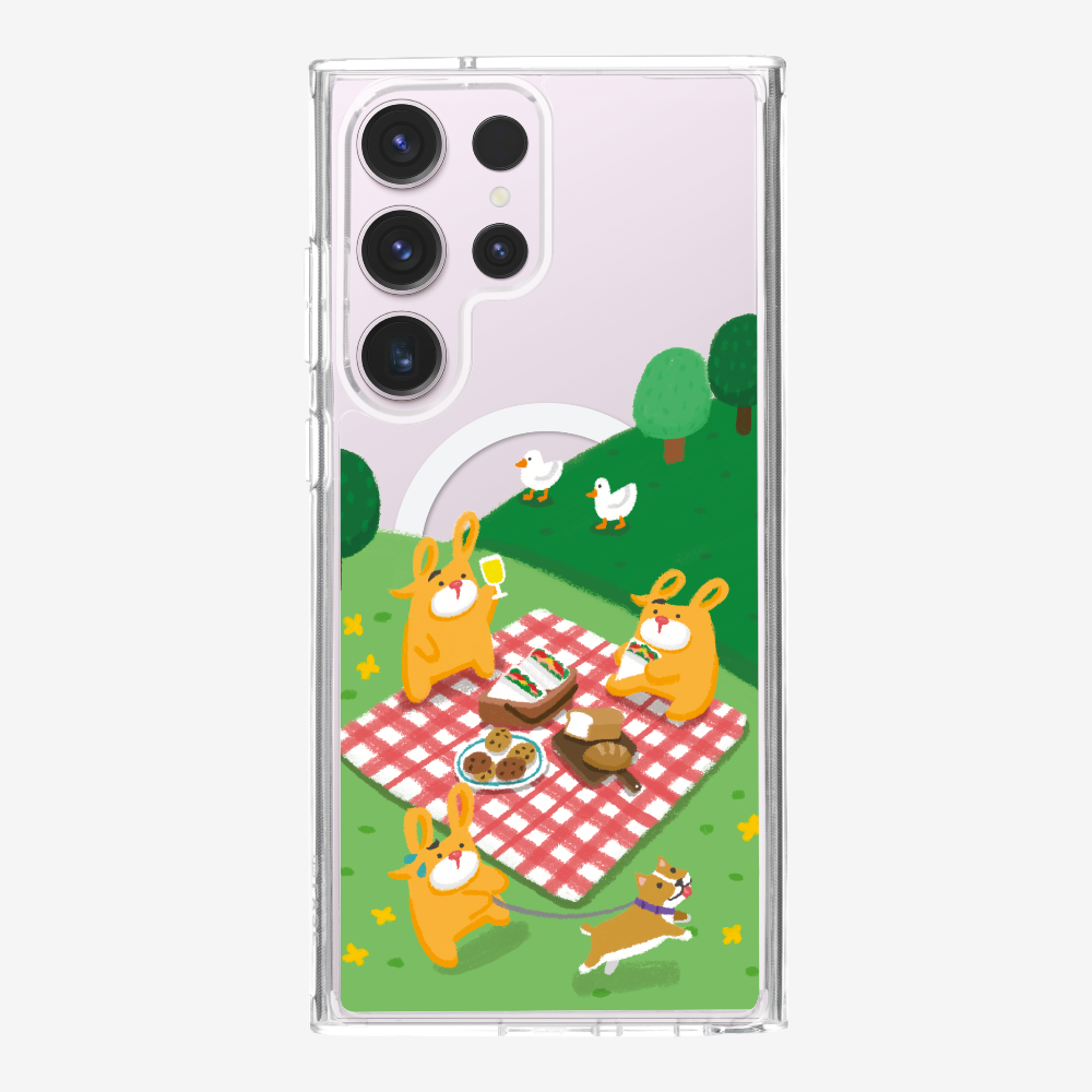 Bear Go Picnic Phone Case