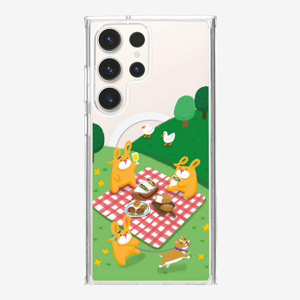 Bear Go Picnic Phone Case