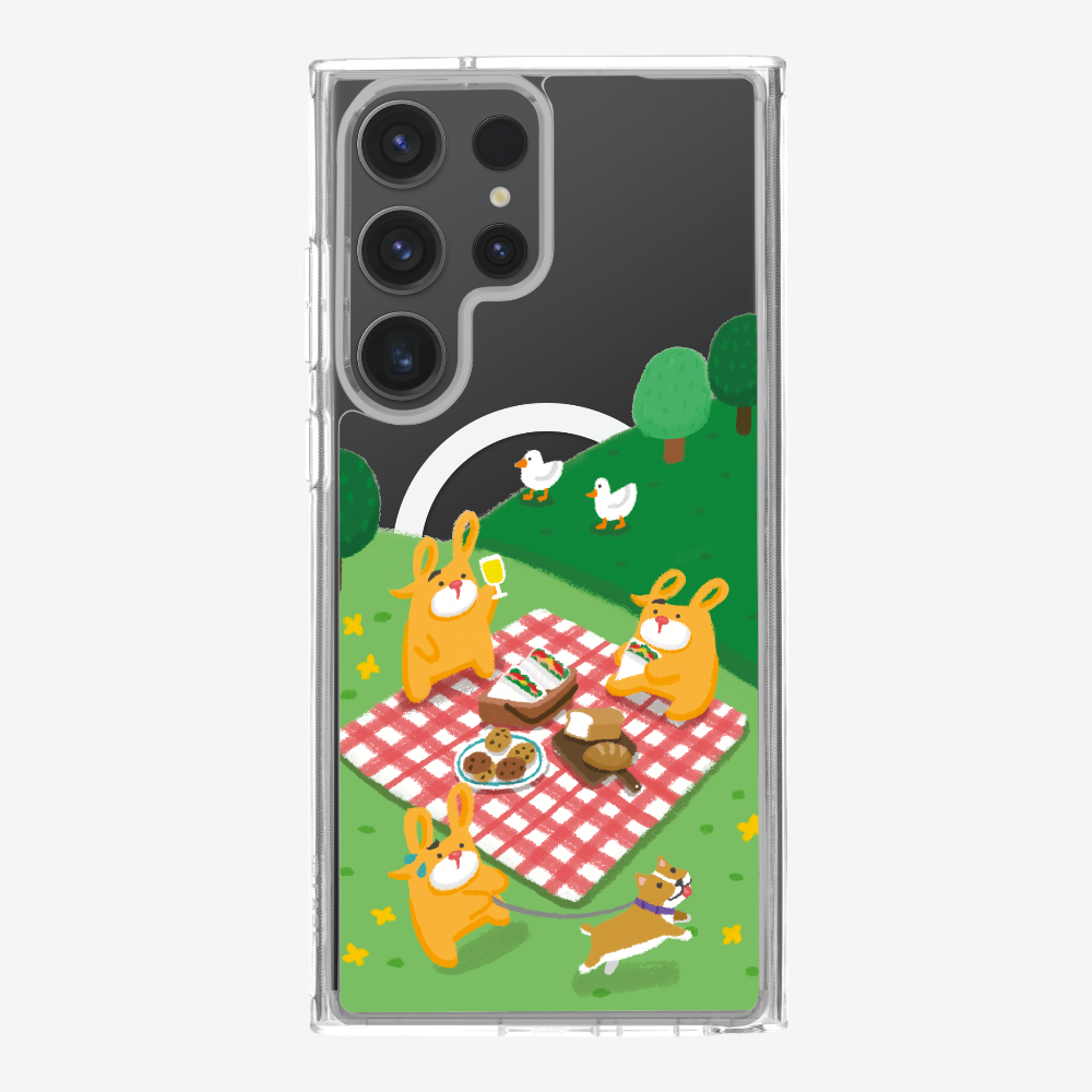 Bear Go Picnic Phone Case