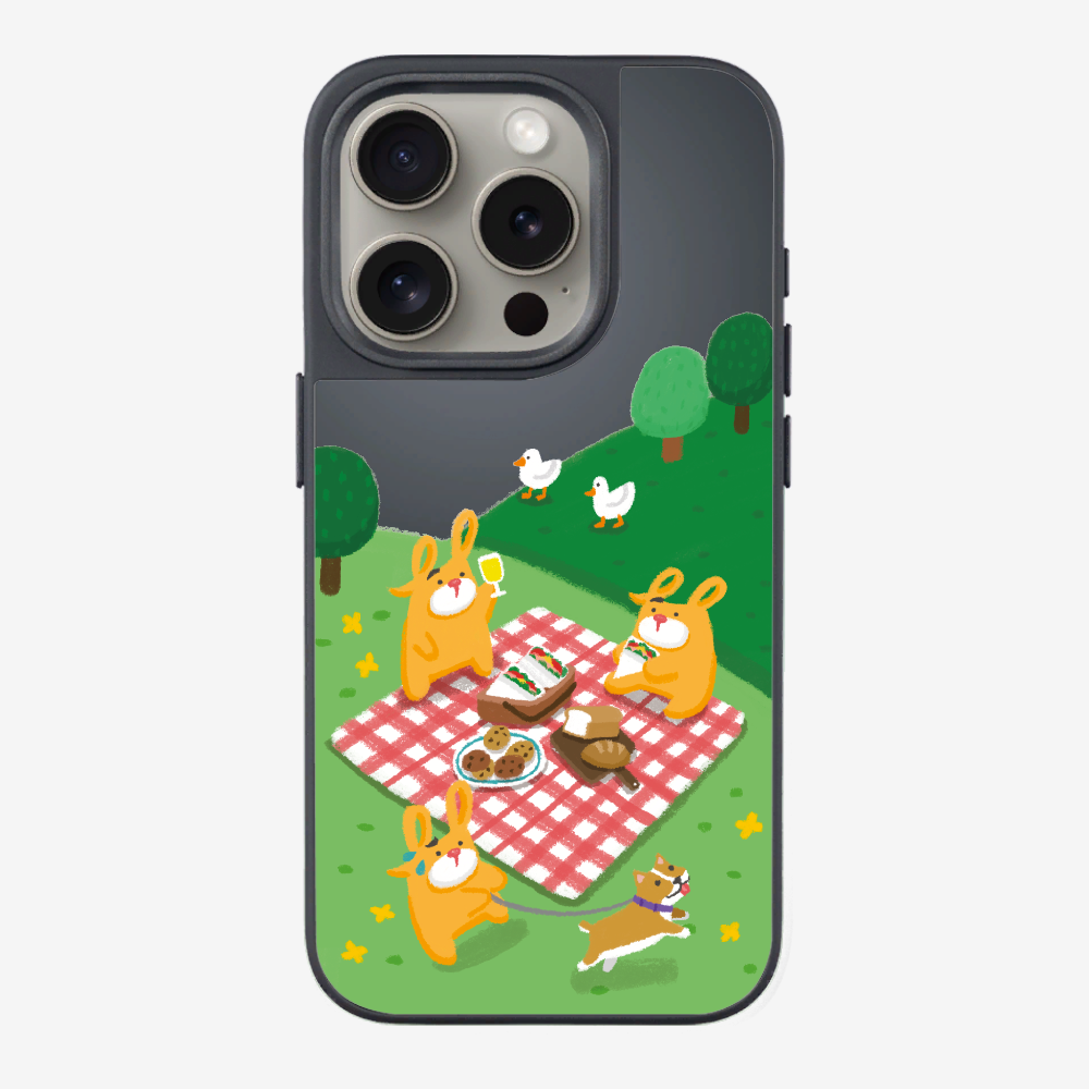 Bear Go Picnic Phone Case