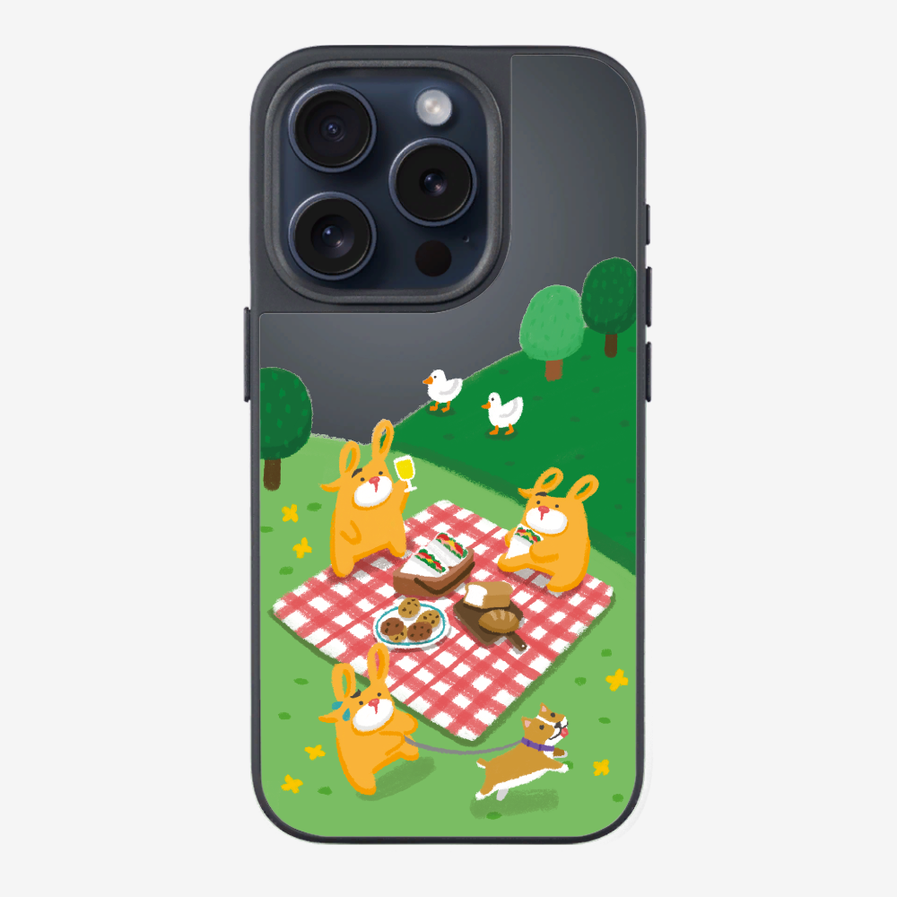 Bear Go Picnic Phone Case