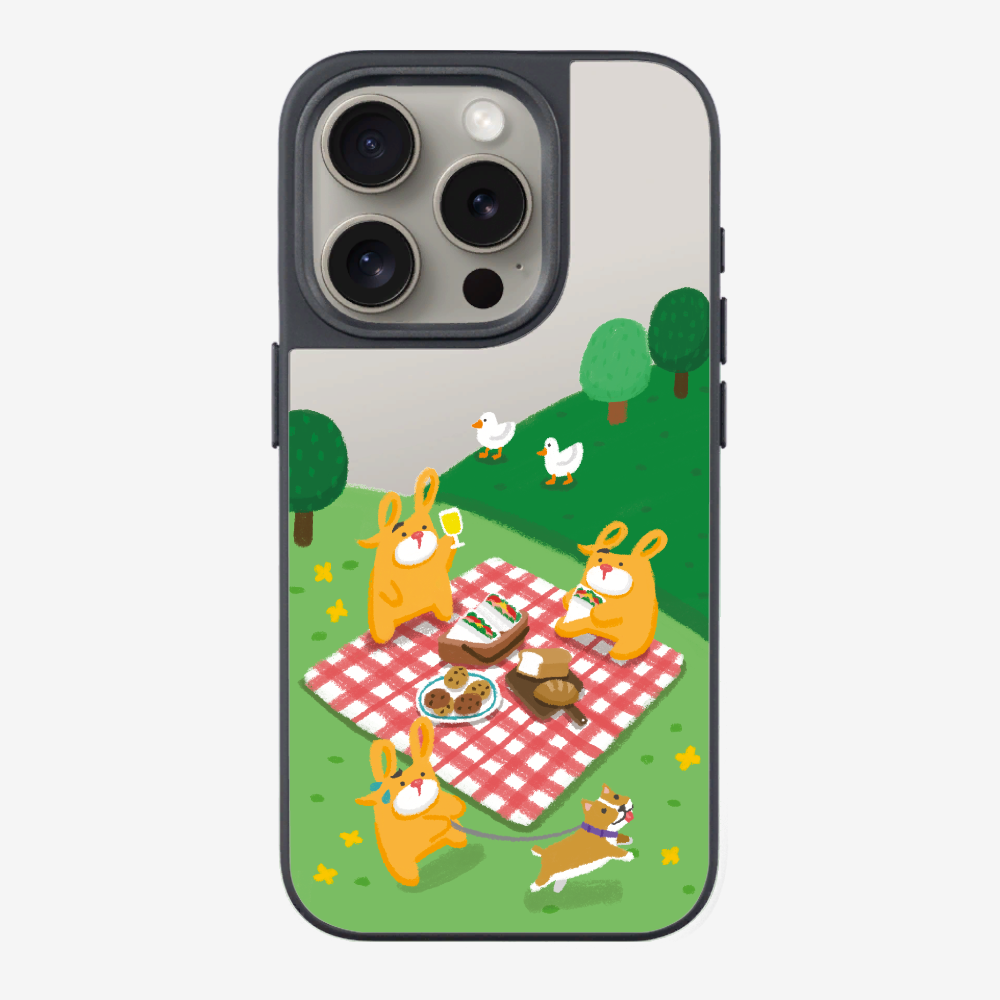 Bear Go Picnic Phone Case