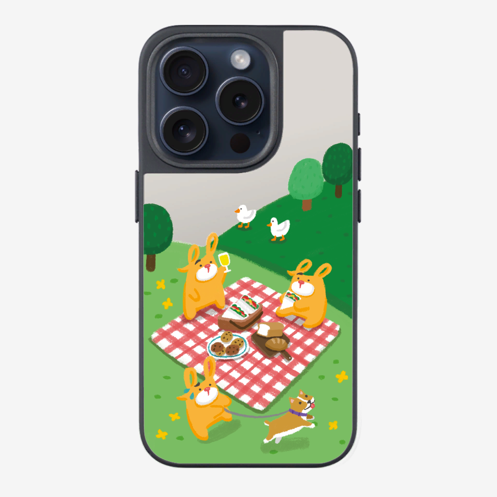 Bear Go Picnic Phone Case
