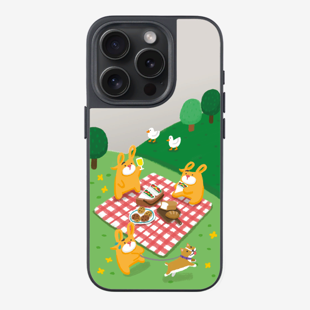 Bear Go Picnic Phone Case