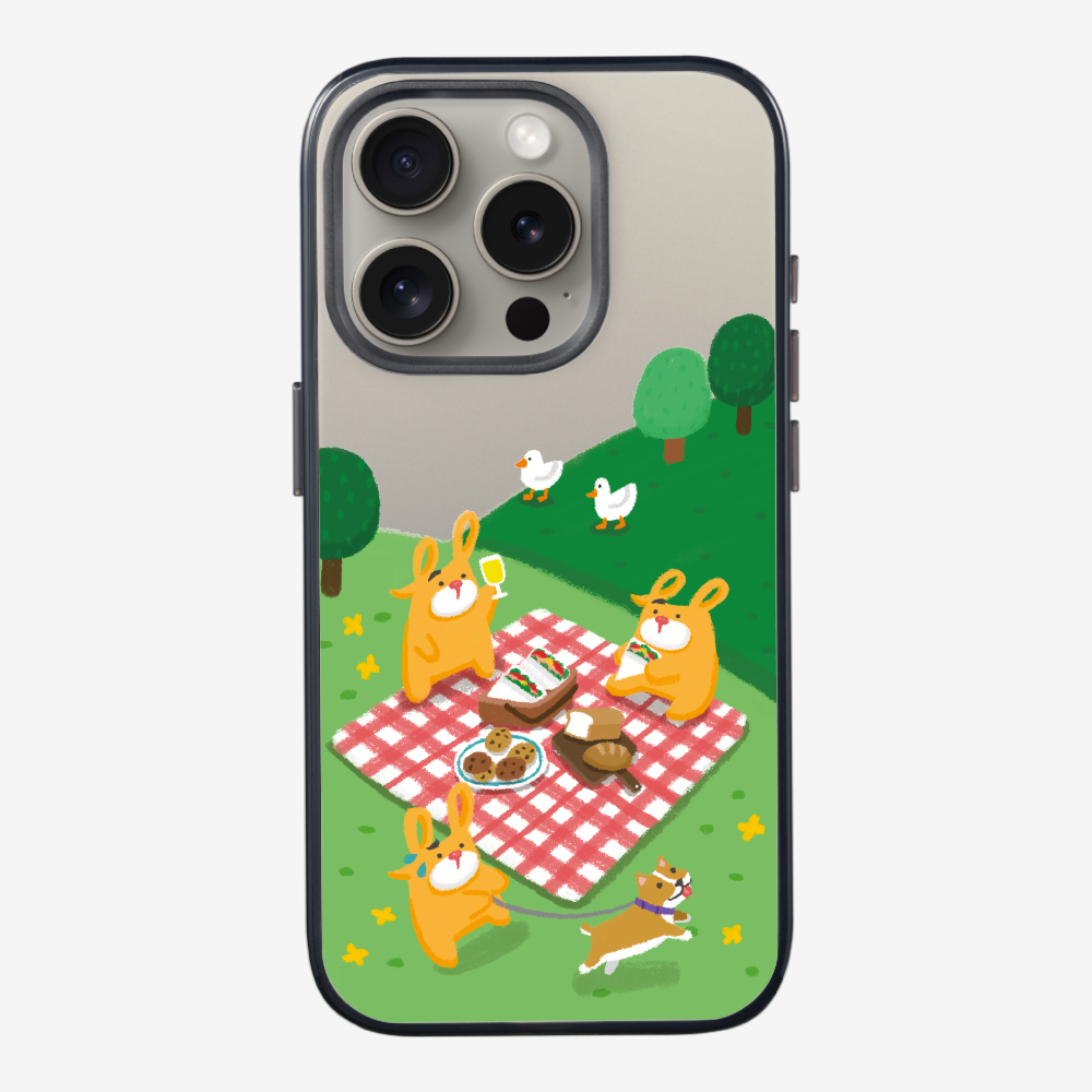 Bear Go Picnic Phone Case