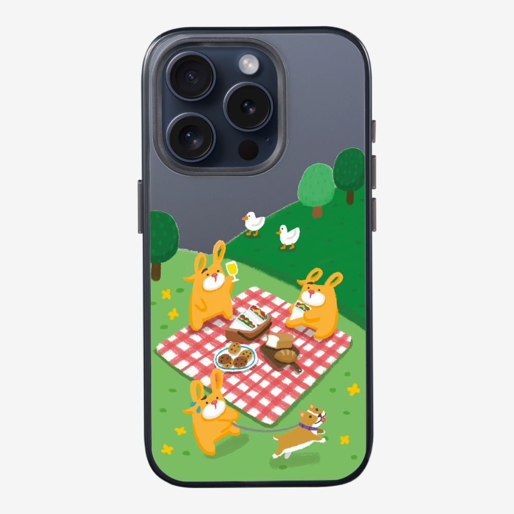 Bear Go Picnic Phone Case