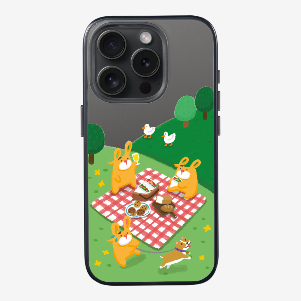 Bear Go Picnic Phone Case