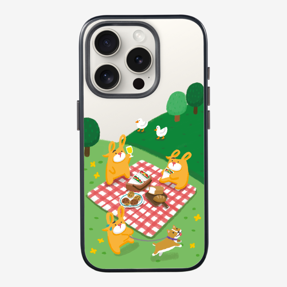 Bear Go Picnic Phone Case