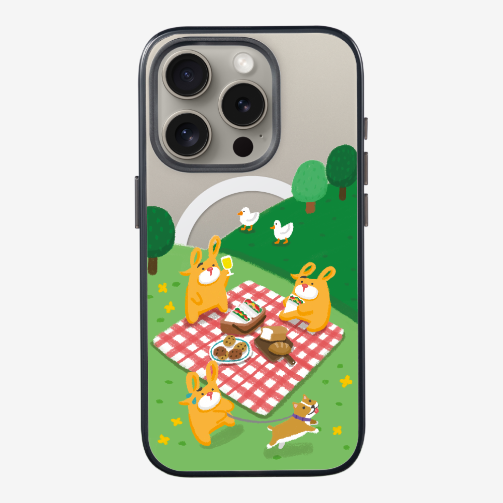 Bear Go Picnic Phone Case