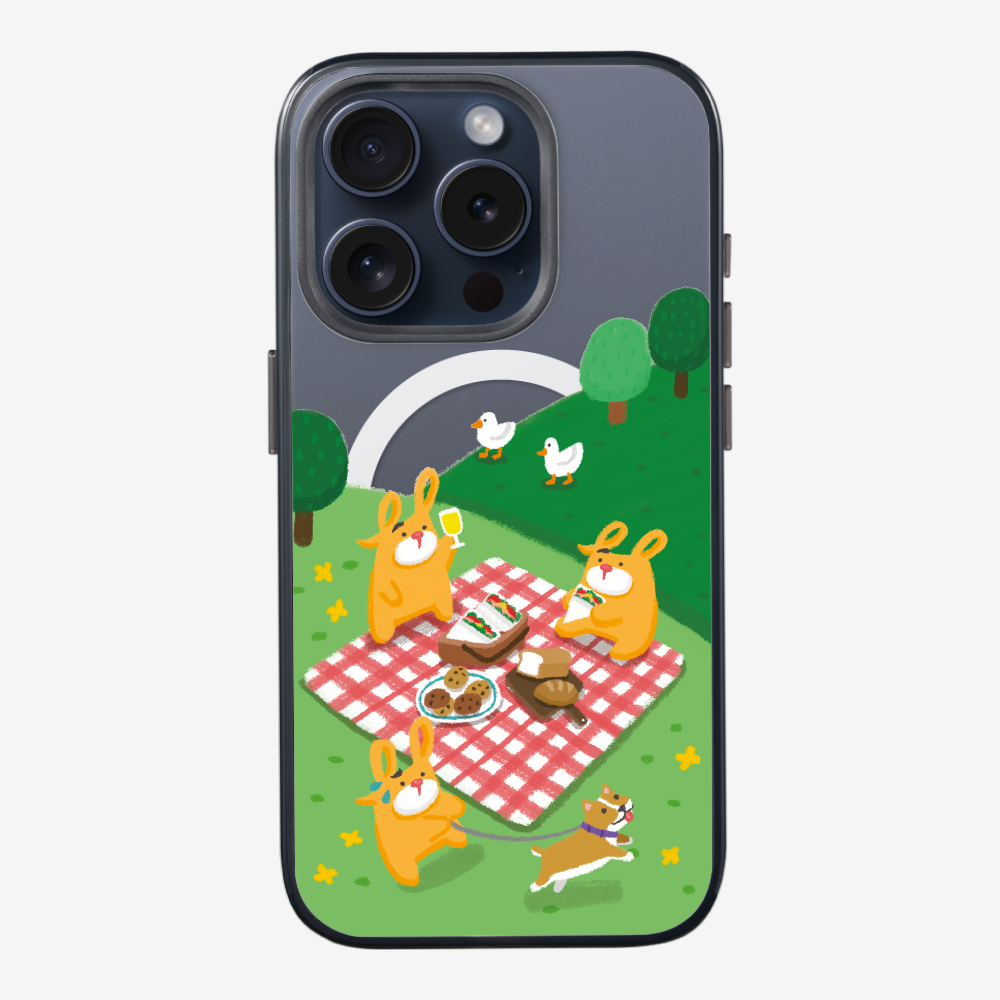 Bear Go Picnic Phone Case