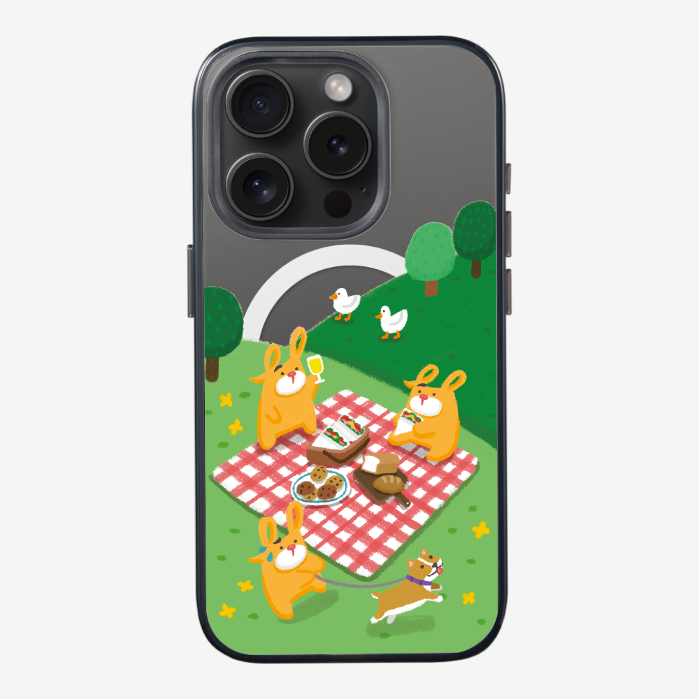 Bear Go Picnic Phone Case