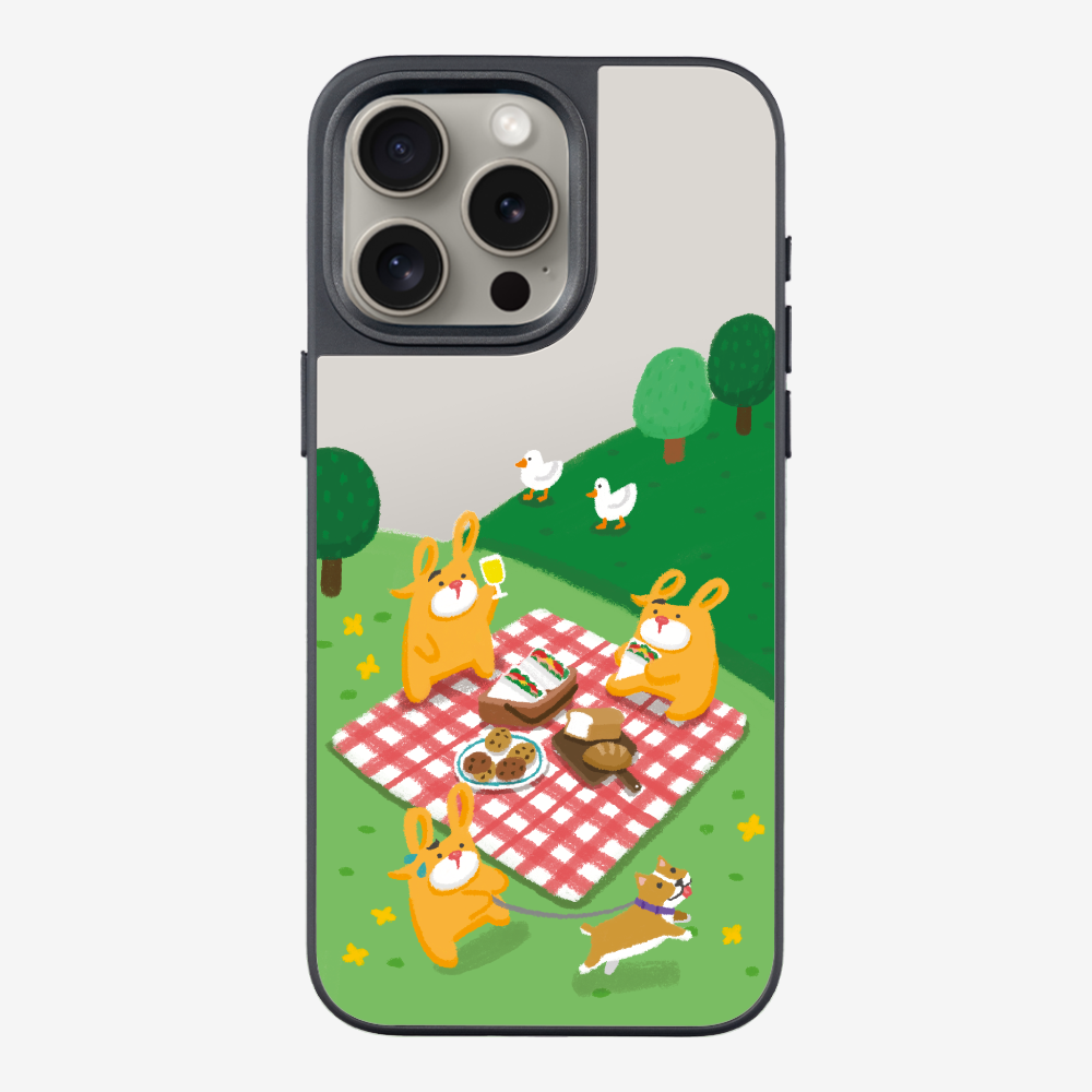Bear Go Picnic Phone Case