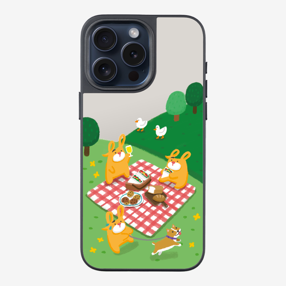 Bear Go Picnic Phone Case