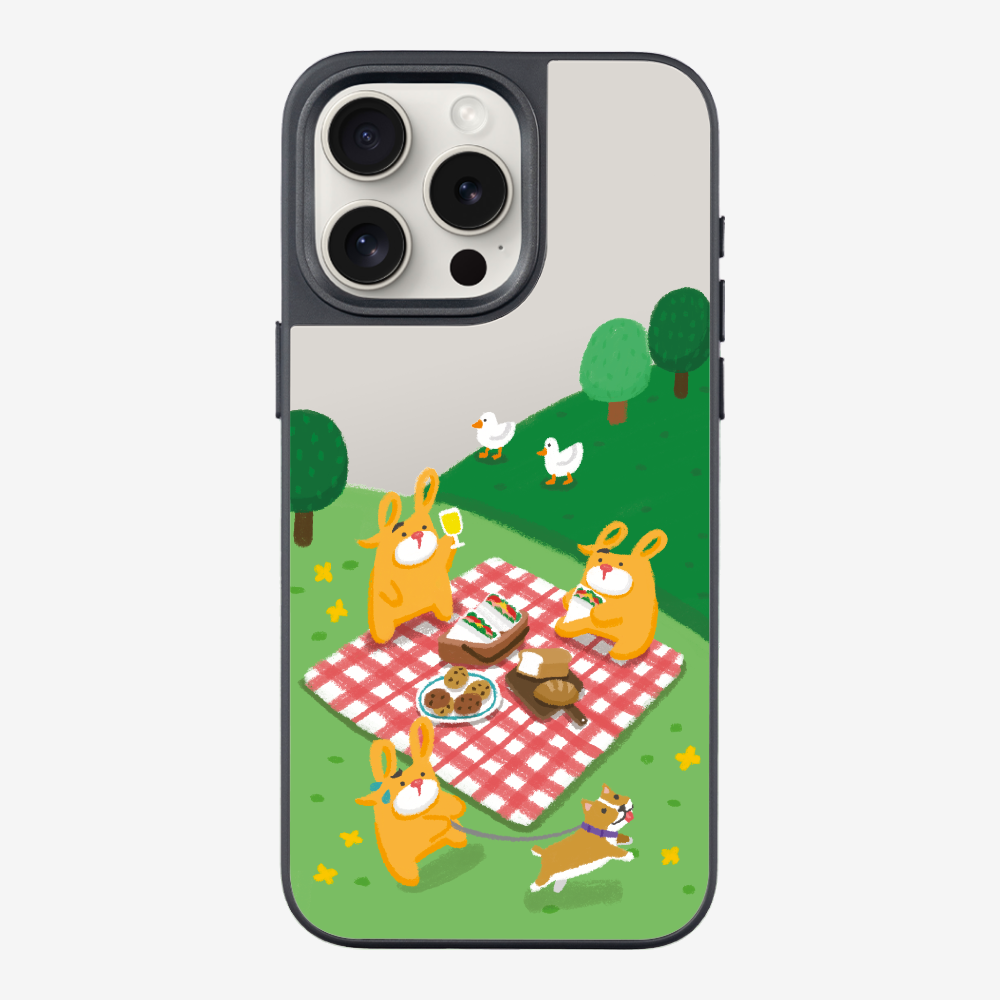 Bear Go Picnic Phone Case