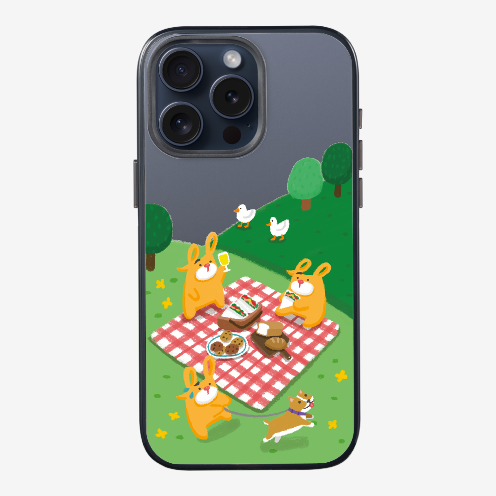 Bear Go Picnic Phone Case