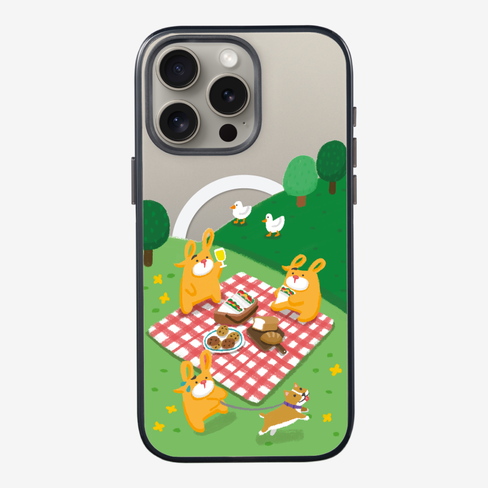 Bear Go Picnic Phone Case