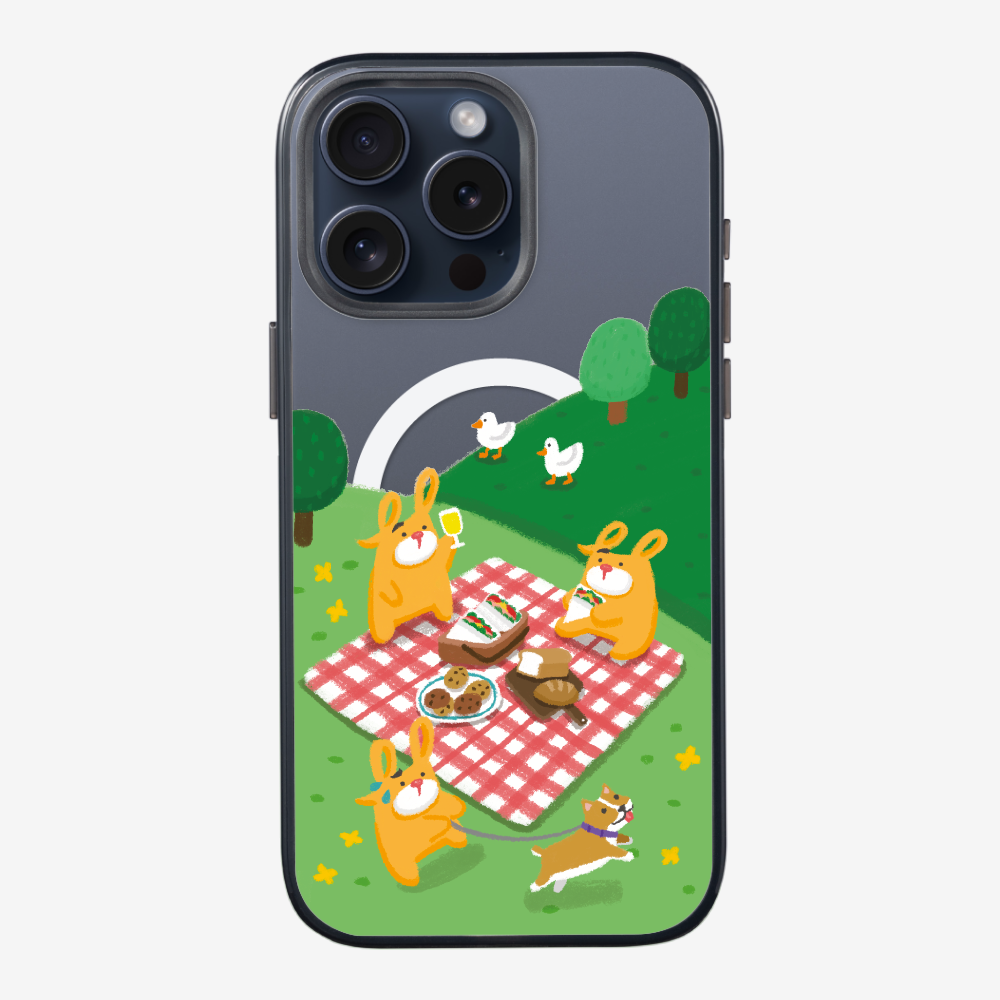 Bear Go Picnic Phone Case