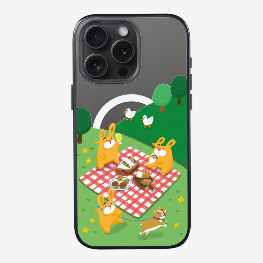 Bear Go Picnic Phone Case