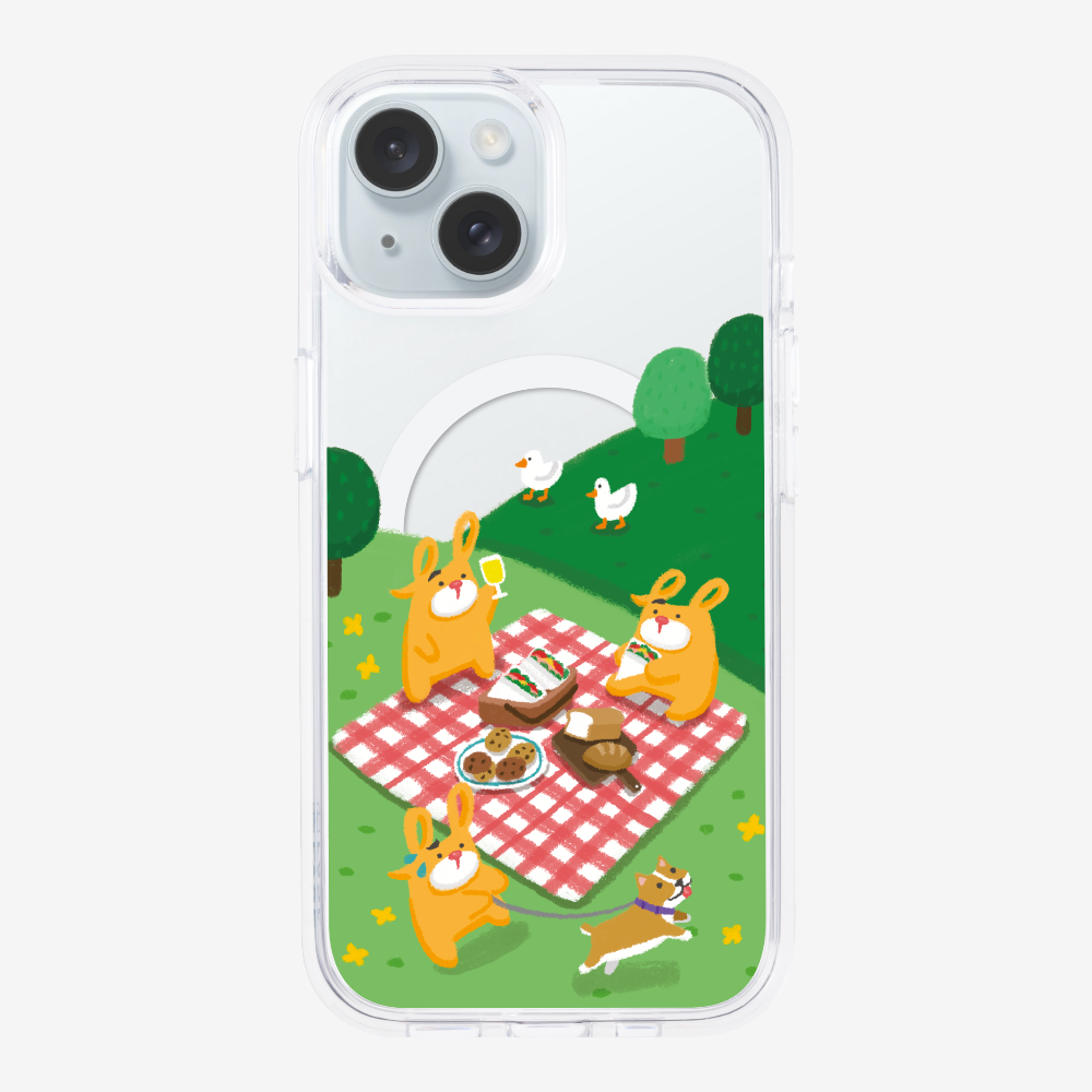 Bear Go Picnic Phone Case