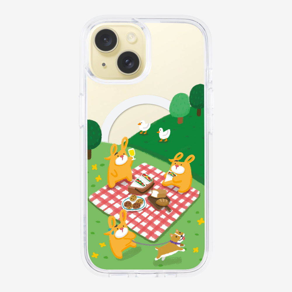 Bear Go Picnic Phone Case