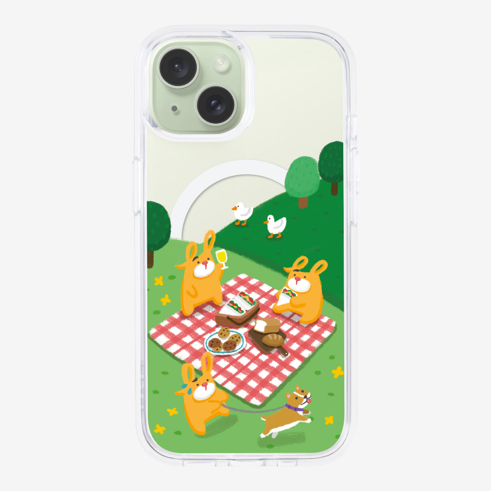 Bear Go Picnic Phone Case