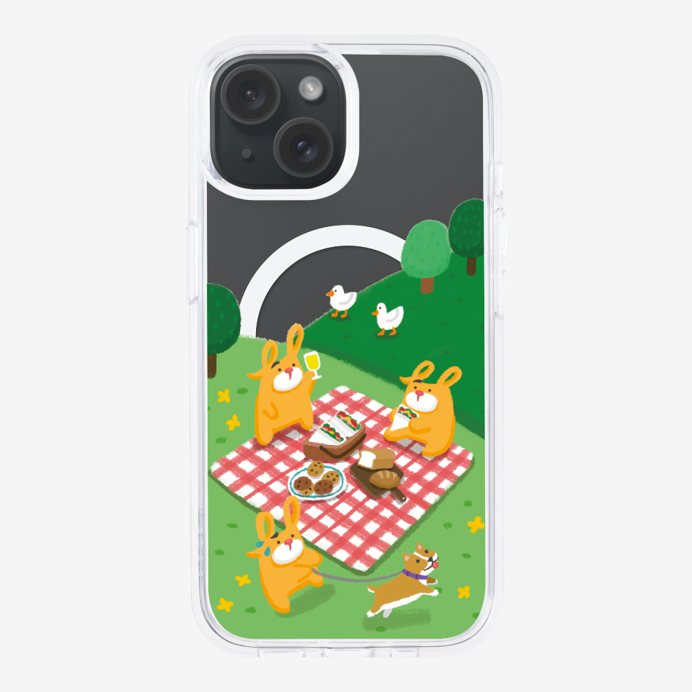 Bear Go Picnic Phone Case