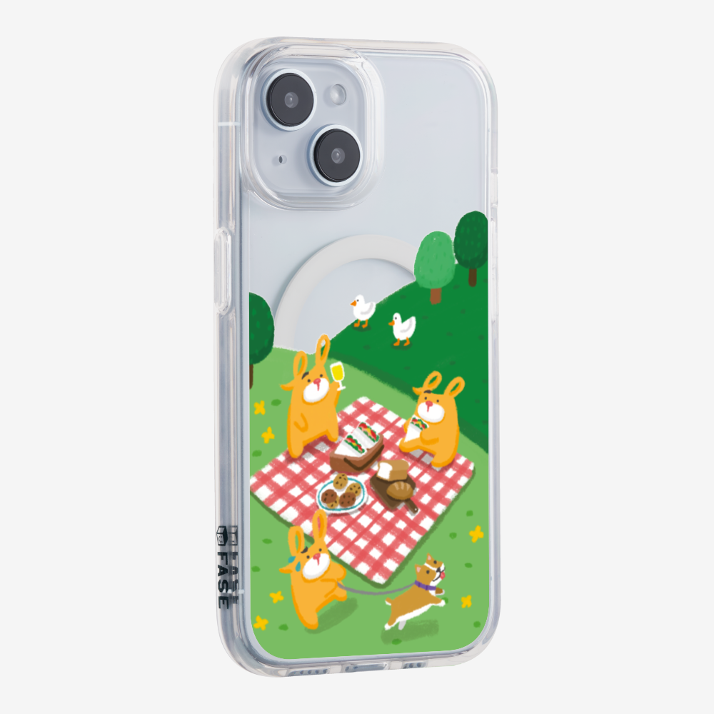 Bear Go Picnic Phone Case