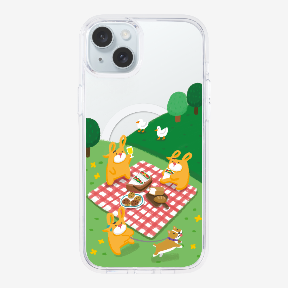Bear Go Picnic Phone Case