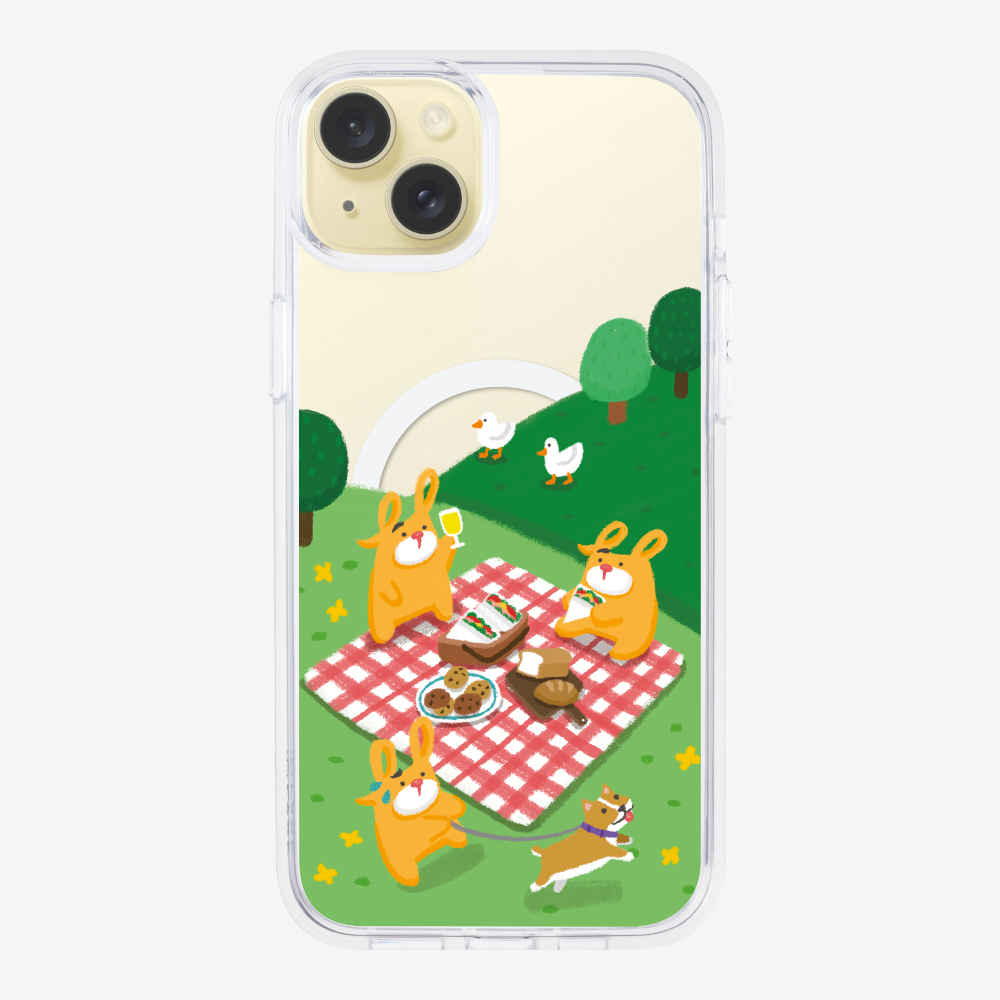 Bear Go Picnic Phone Case