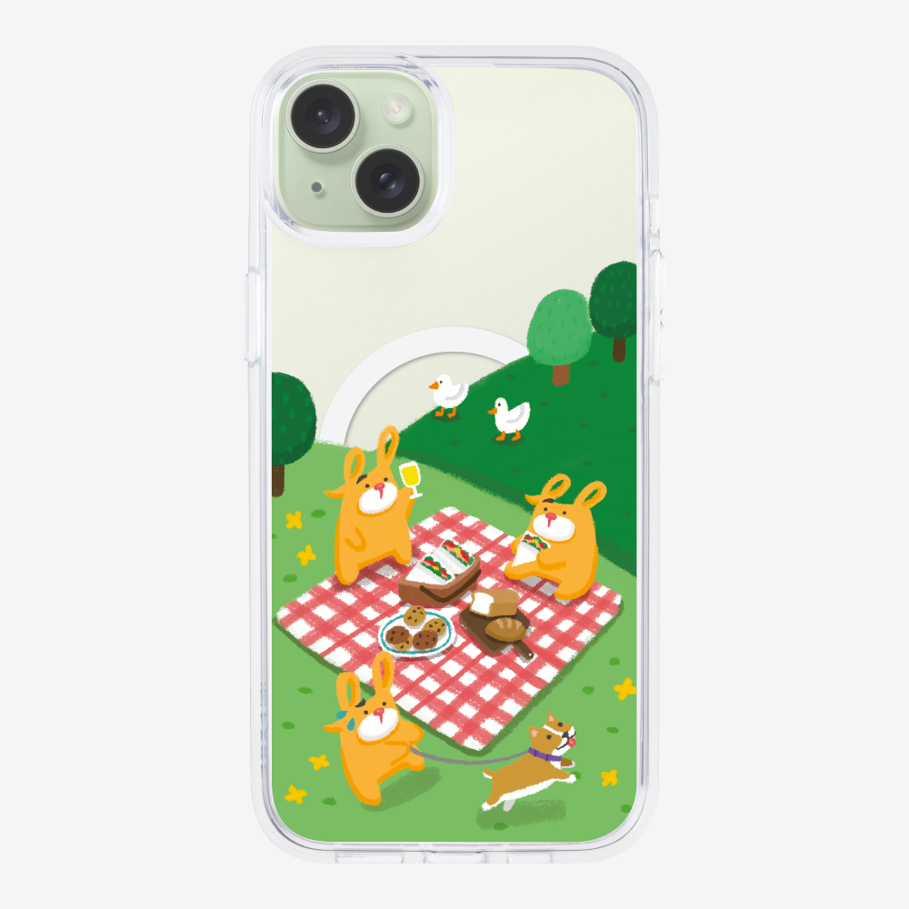 Bear Go Picnic Phone Case