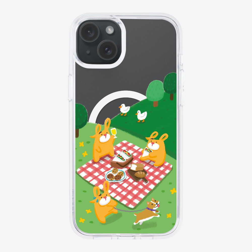 Bear Go Picnic Phone Case