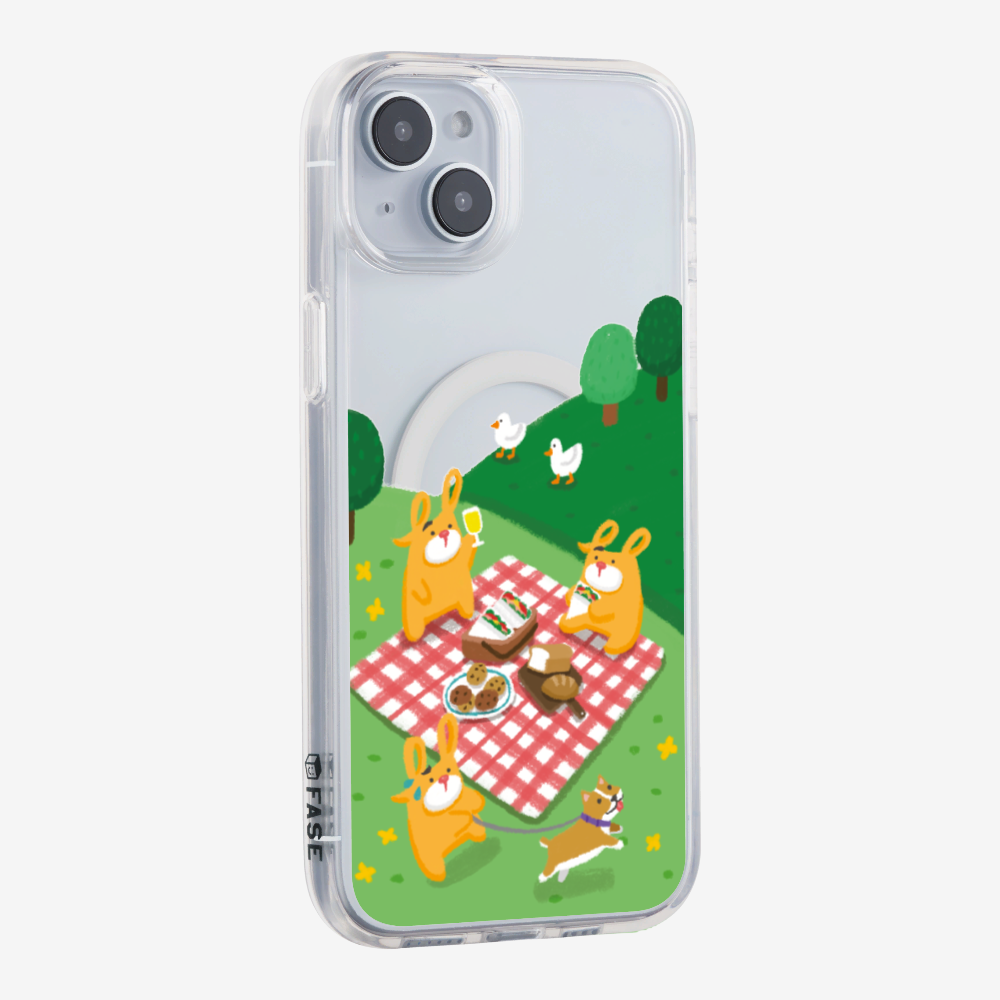 Bear Go Picnic Phone Case