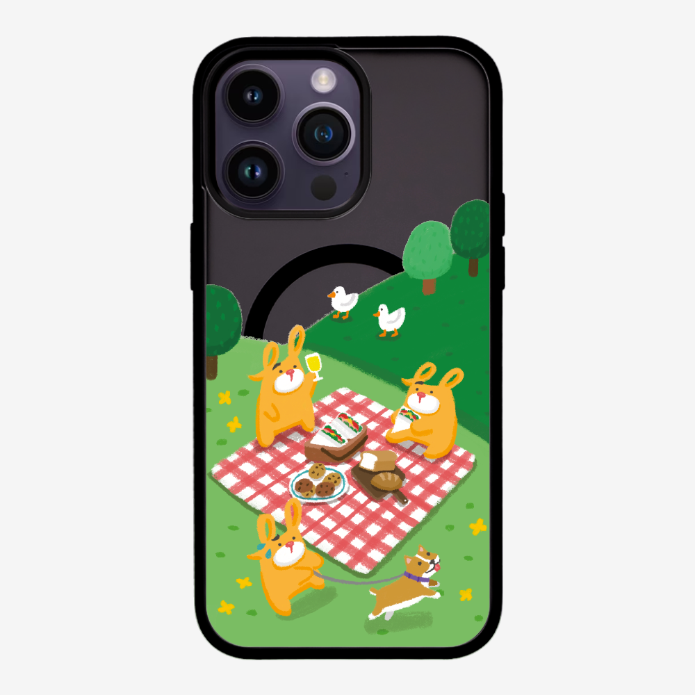 Bear Go Picnic Phone Case