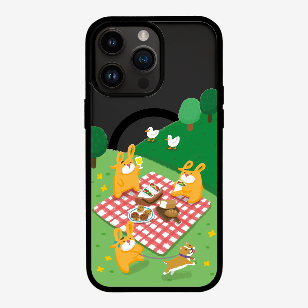 Bear Go Picnic Phone Case