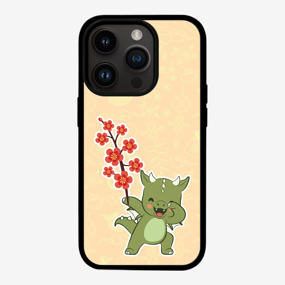 Anthony Peach Blossom Dragon Phone Case