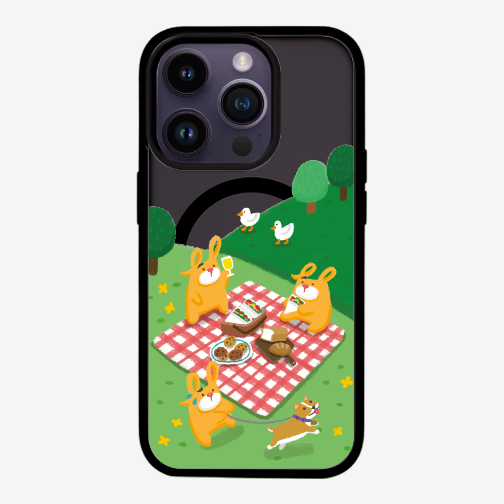 Bear Go Picnic Phone Case
