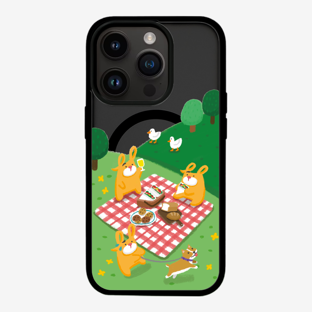 Bear Go Picnic Phone Case