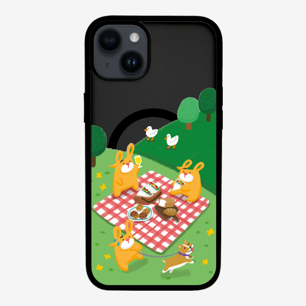 Bear Go Picnic Phone Case