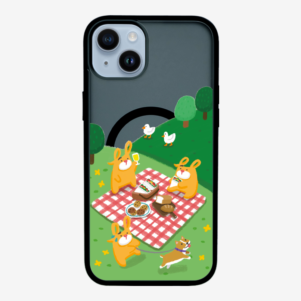 Bear Go Picnic Phone Case