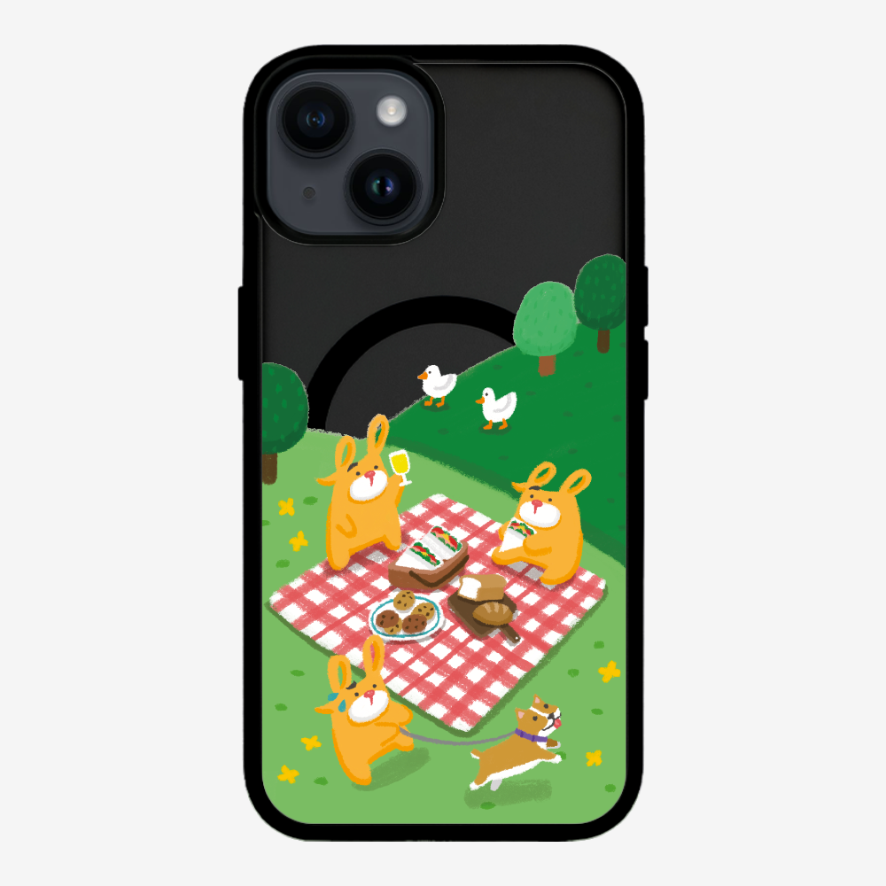 Bear Go Picnic Phone Case
