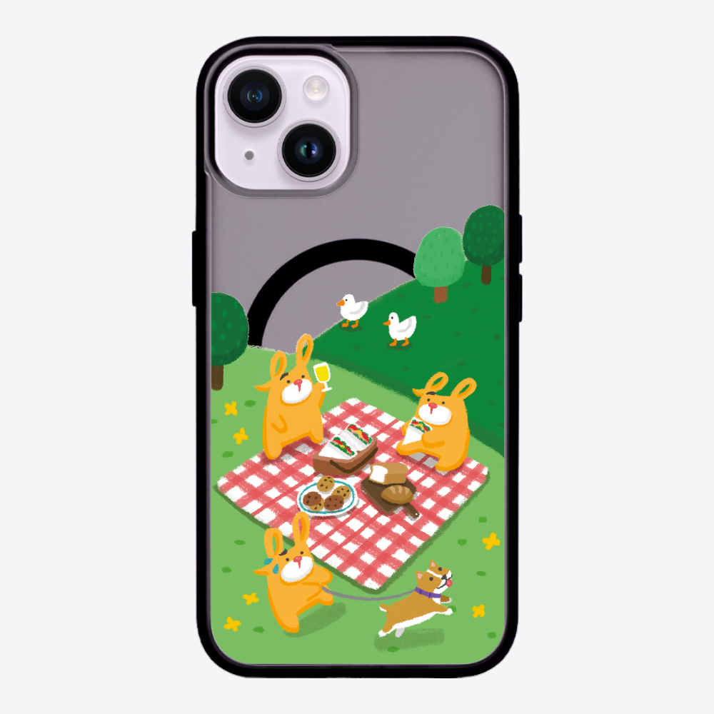 Bear Go Picnic Phone Case
