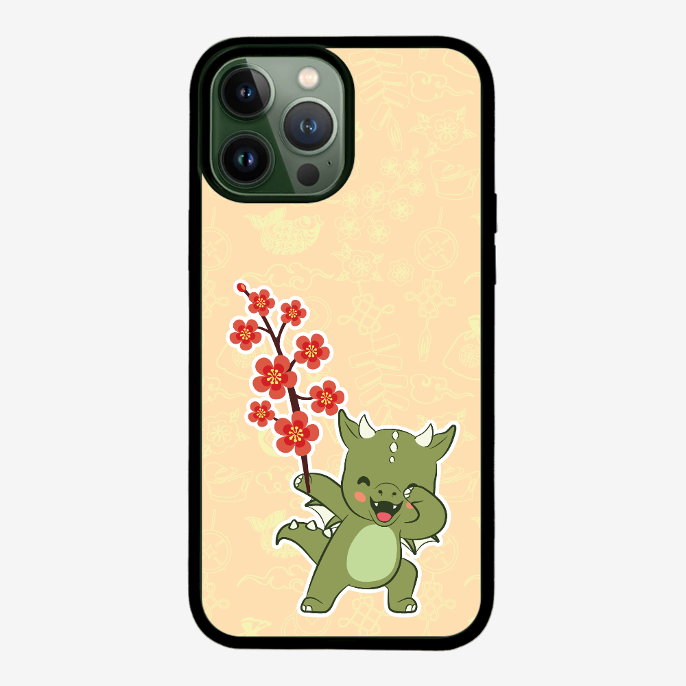 Anthony Peach Blossom Dragon Phone Case